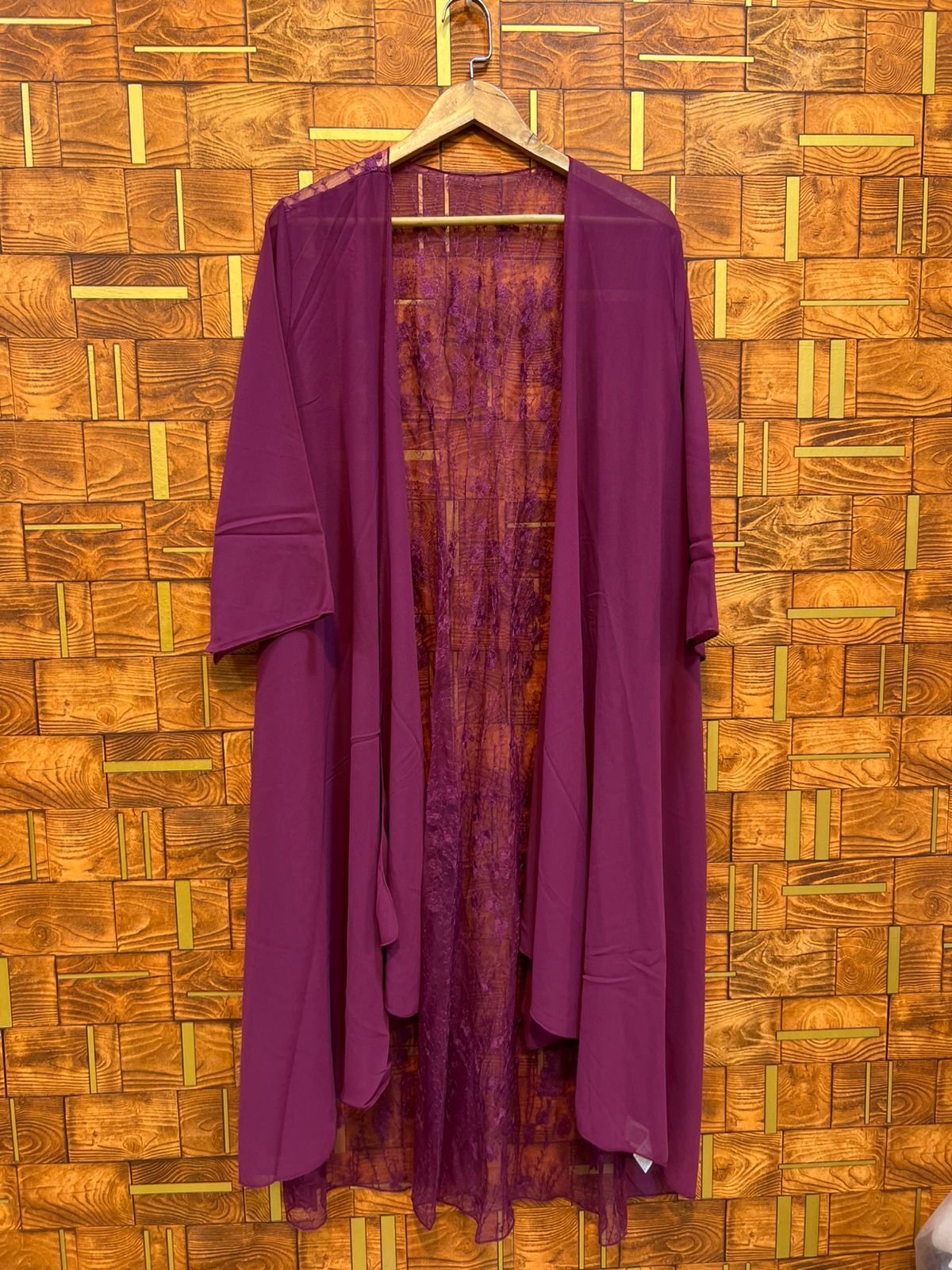 Long shrug free size chiffon Free size