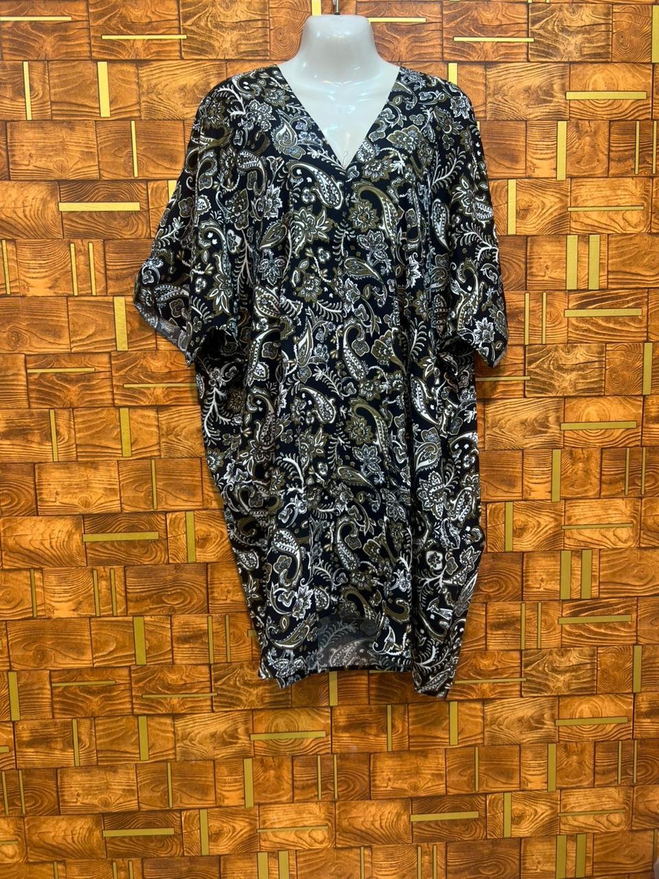Long top 2XL linen length 38 chest 29