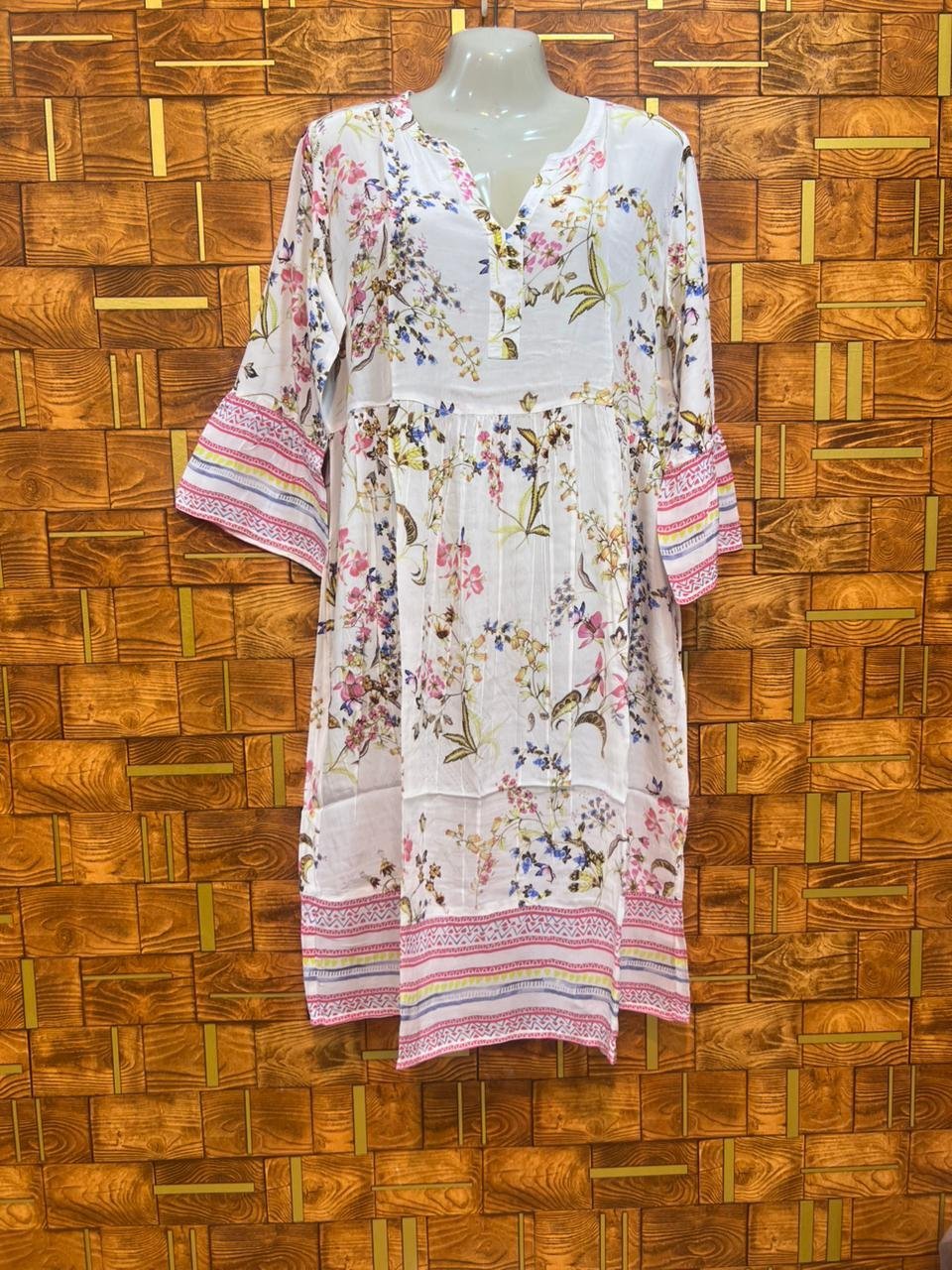 Long top medium chiffon see-through length 41 chest 18