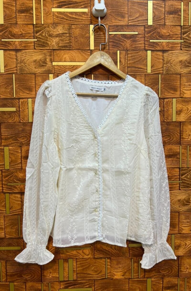 Short top medium chiffon length 24 chest 20