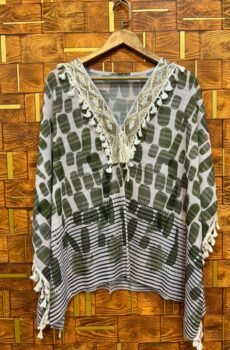 Short top butterfly style chiffon length 28