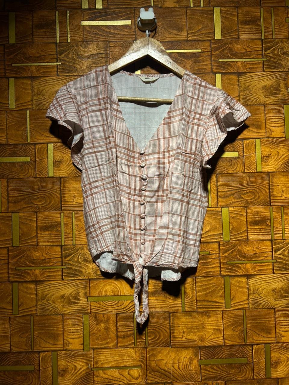 Crop top linen small