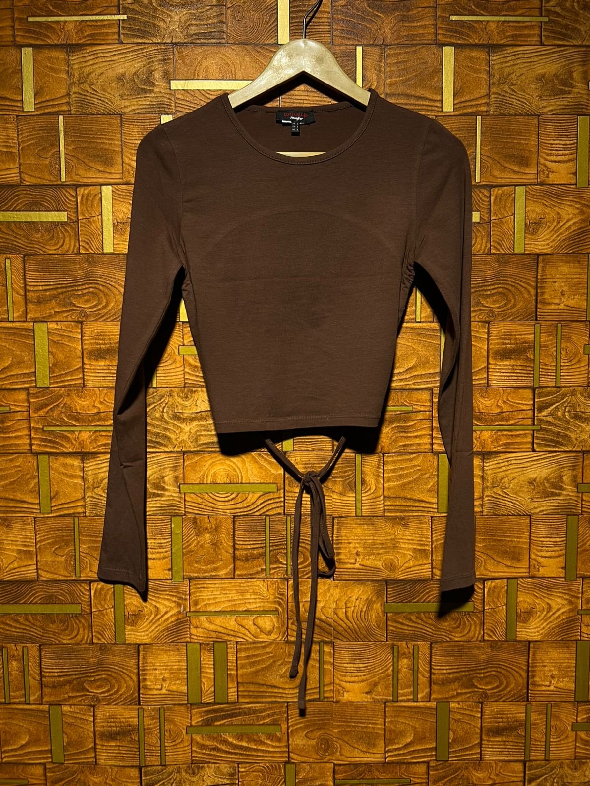 Crop Top Back Less Small Jersey
