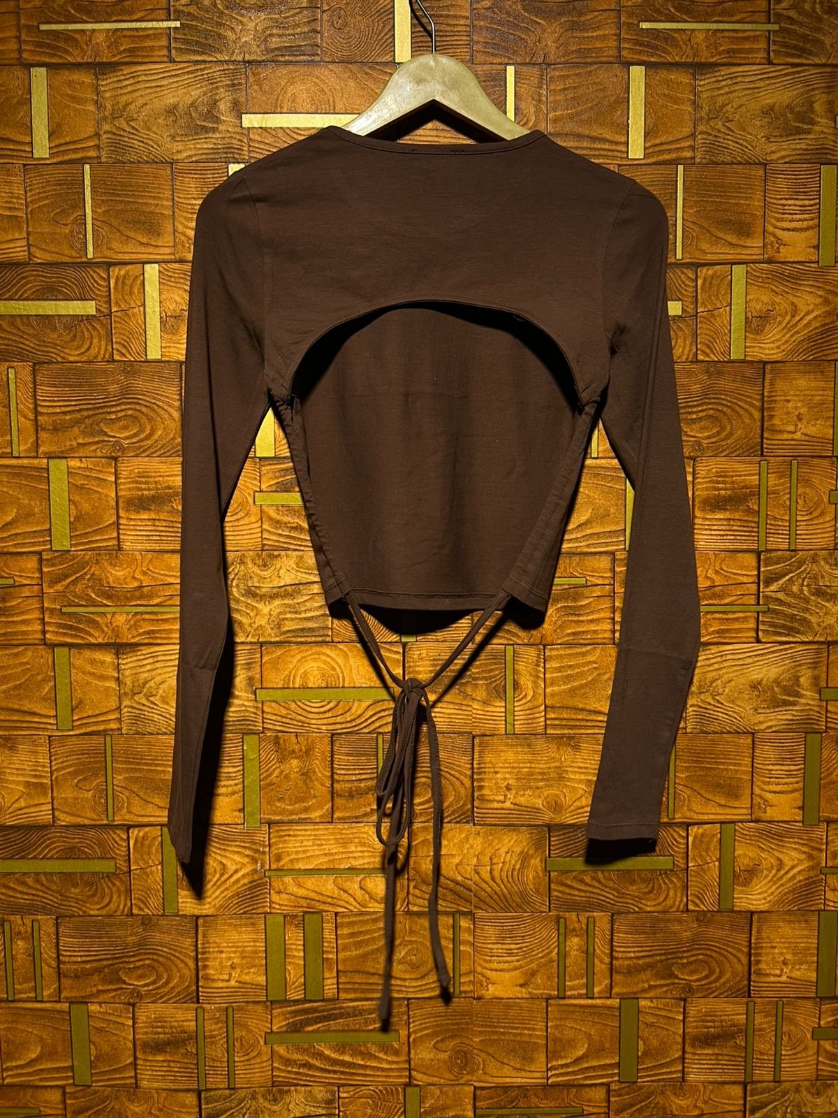 Crop Top Back Less Small Jersey
