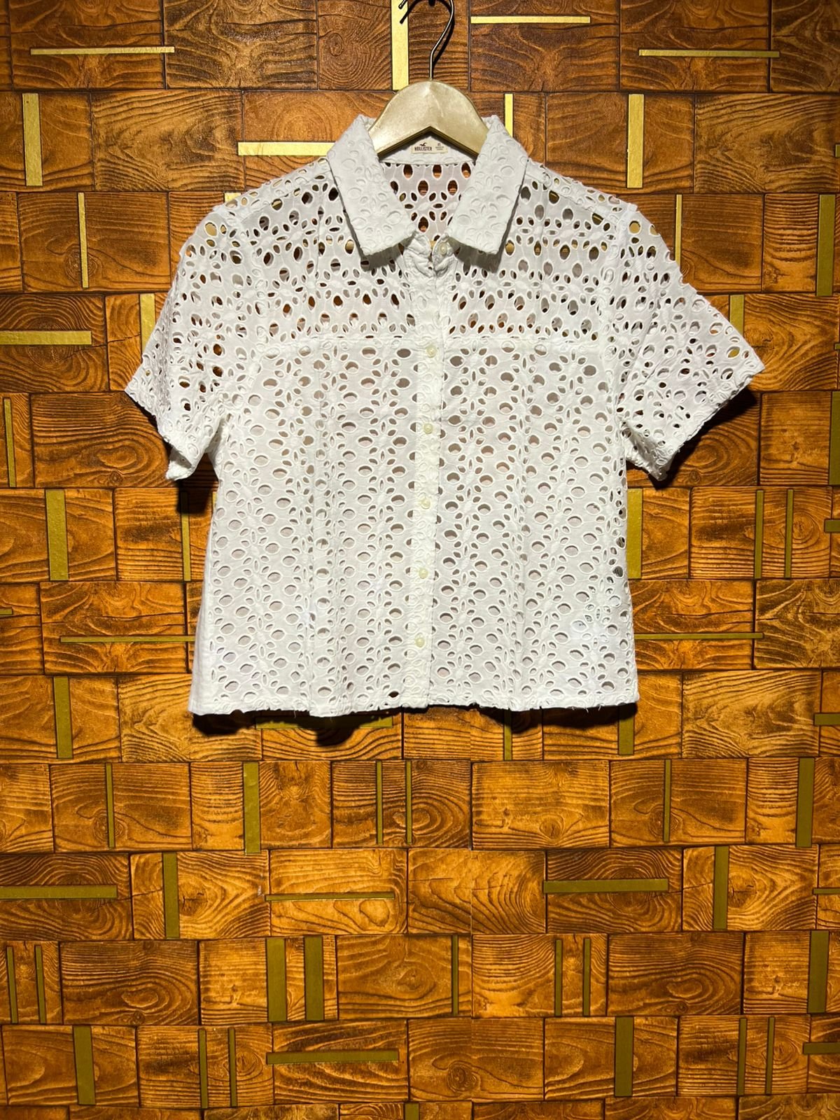 Short Top small chikankari chest 17 length 19