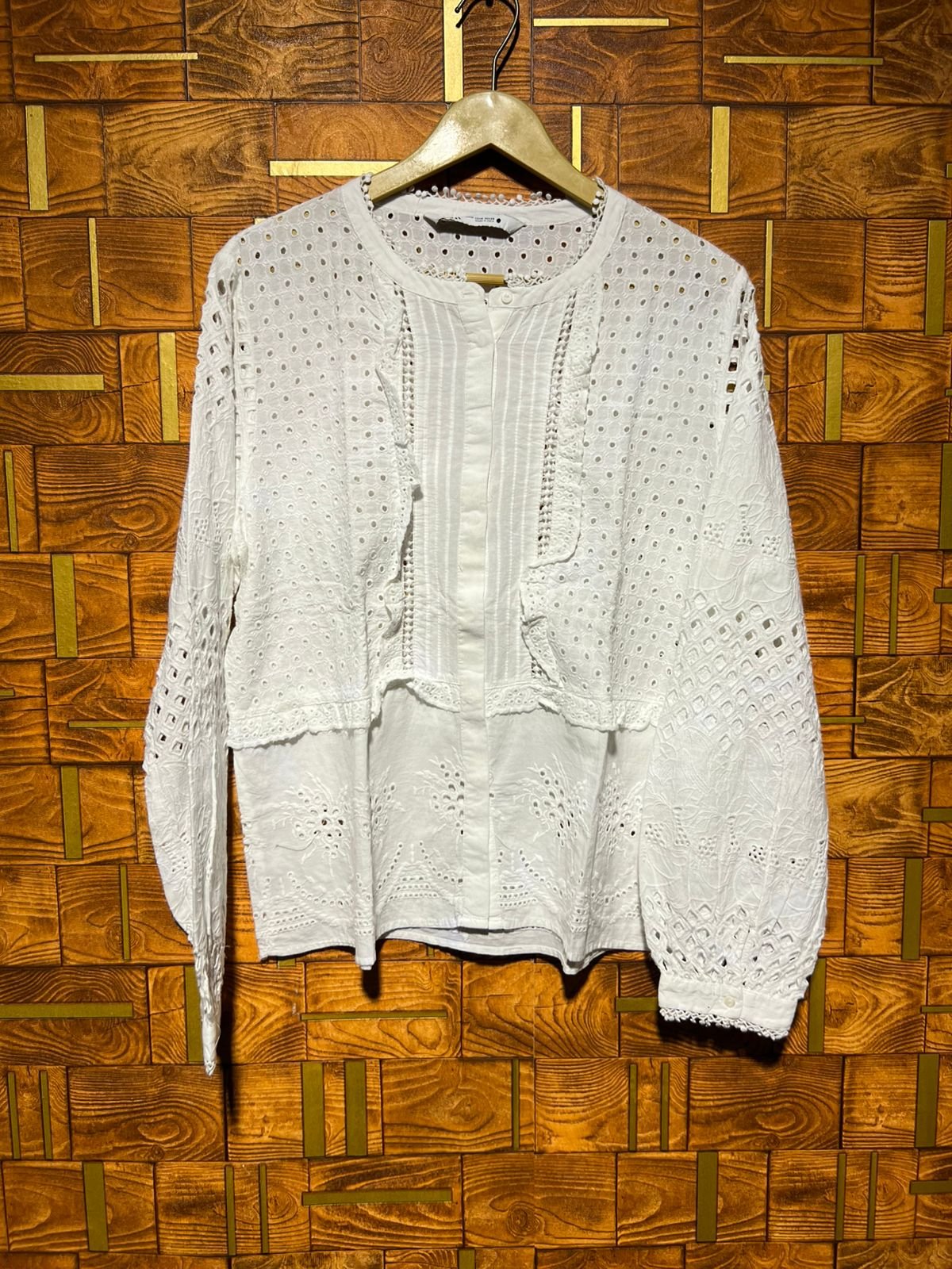 Short Top medium chikankari chest 21 length 24