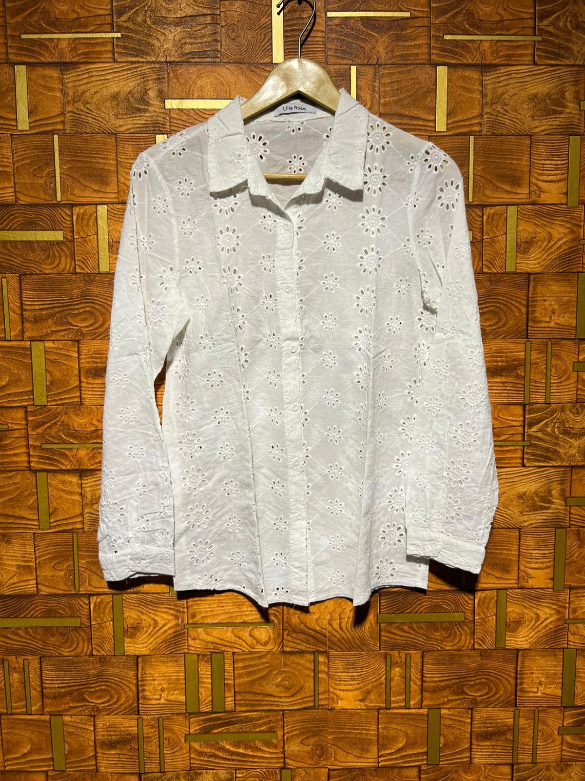 Short Top small chikankari chest 17 length 25