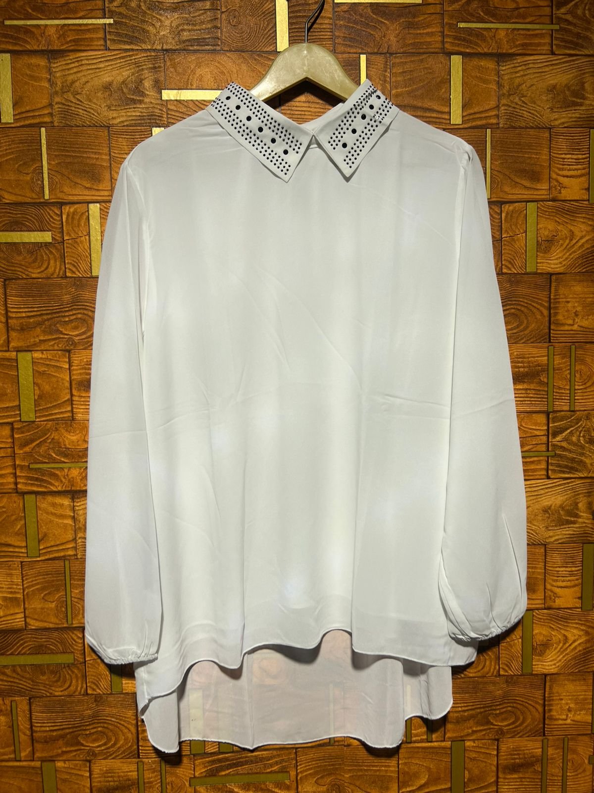 Short Top medium chiffon chest 24 length 24/31