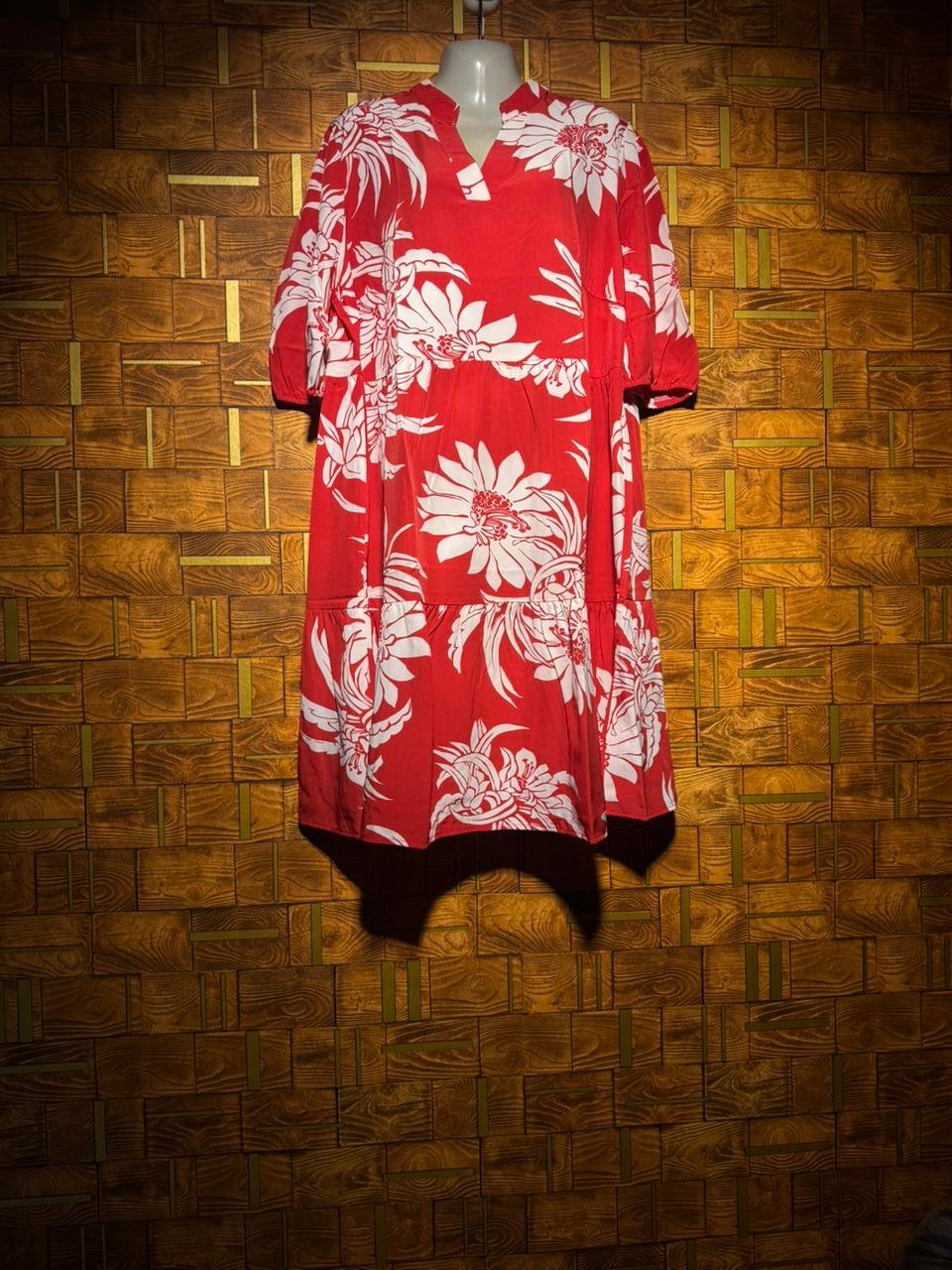 Western dress Large chest 25 length 42 linen