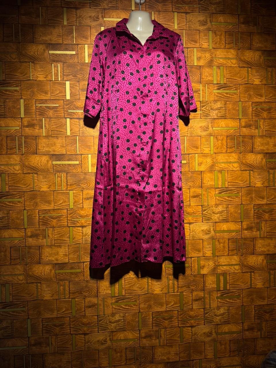 Western dress medium chest 22 length 46 silk
