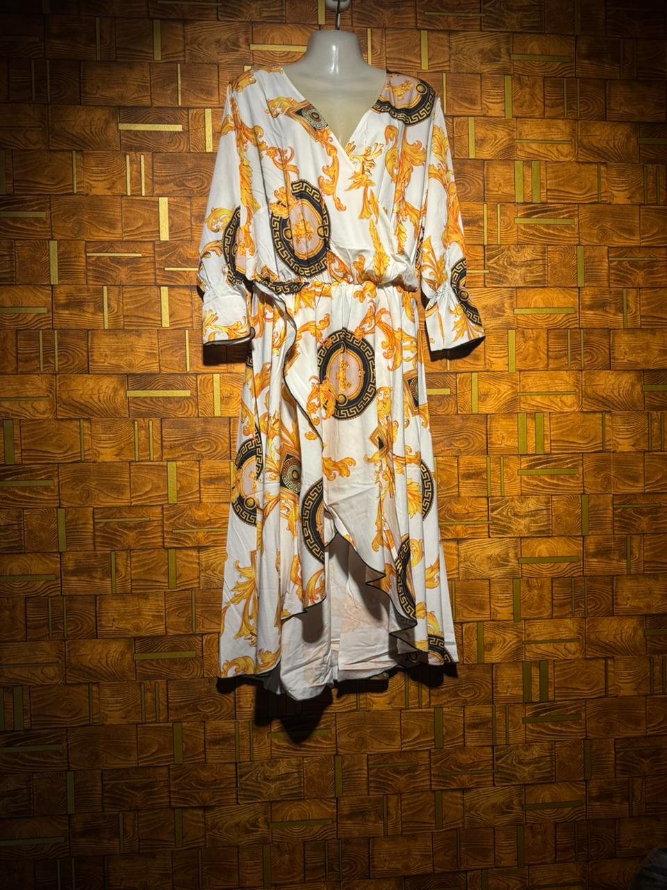 Western dress medium chest 22 length 50 silk