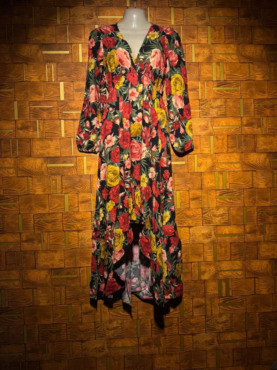 Western dress small chest 17 length 53 linen