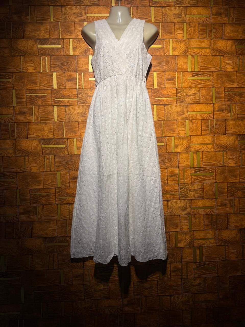 Western dress small  chest 18 length 51 chikankari