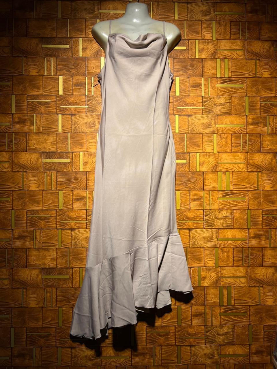 Western long dress small silk chest 18