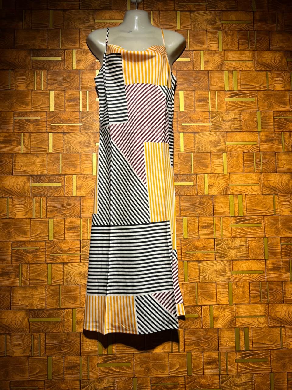 Western dress small silk  chest 18 length 47