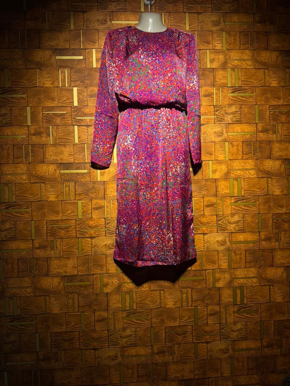 Western dress small chest 20 length 47 silk