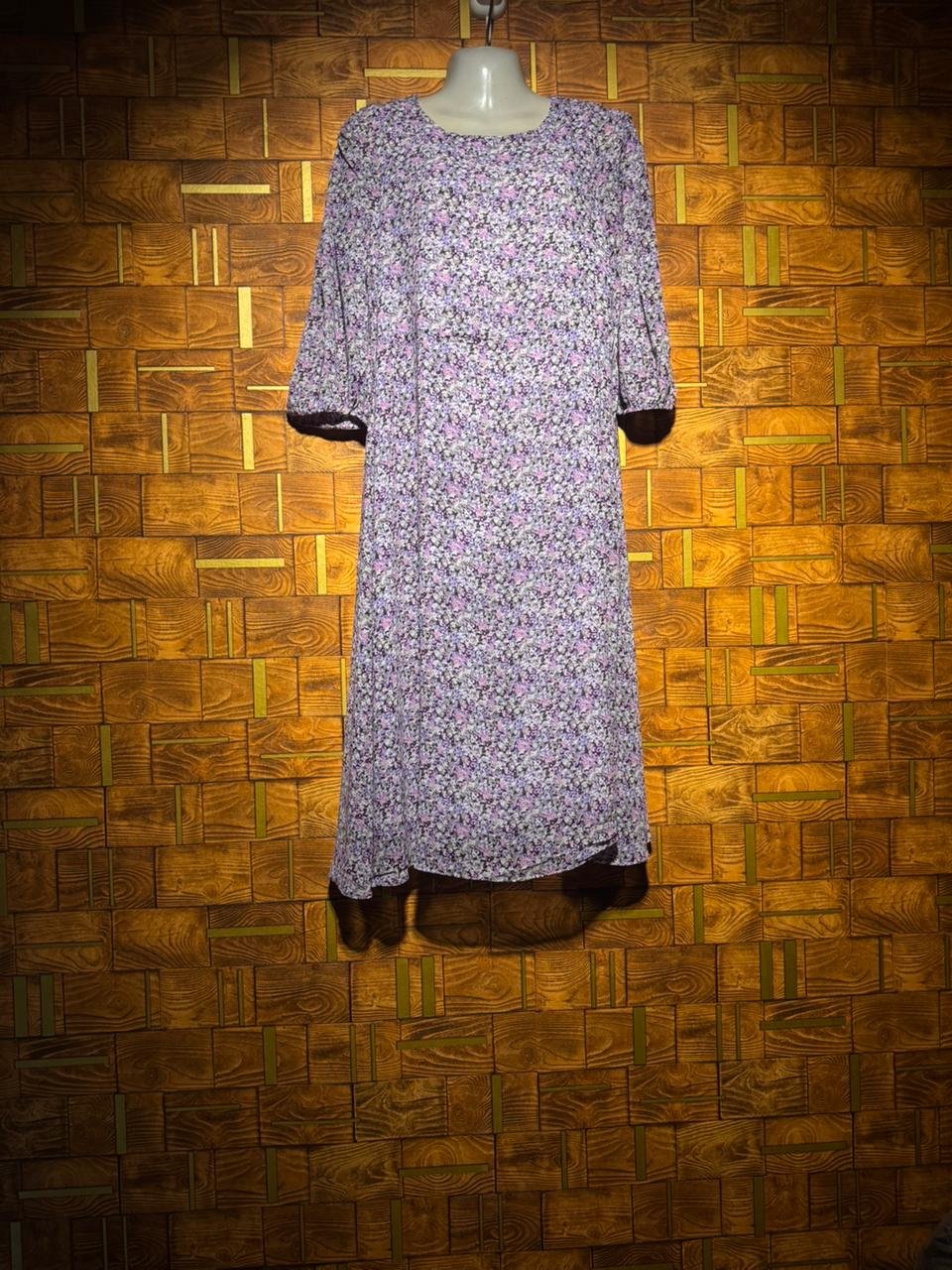 Western dress small chest 18 length 44 chiffon