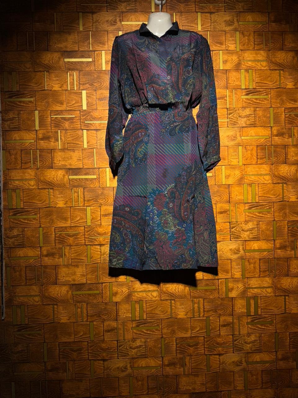 Western dress medium chest 21 length 45 Georgette