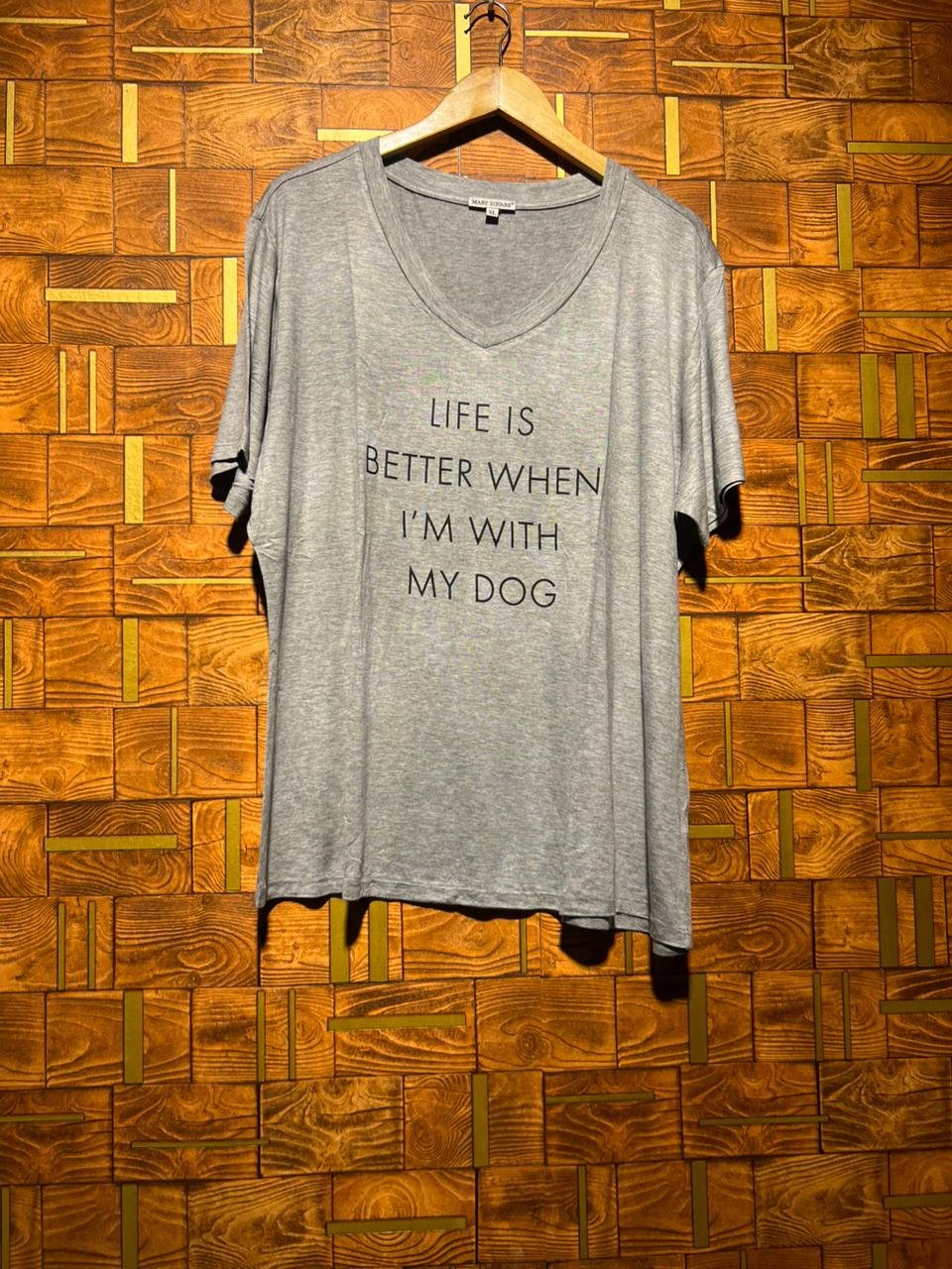 Oversized Casual T-Shirt XL Length 27