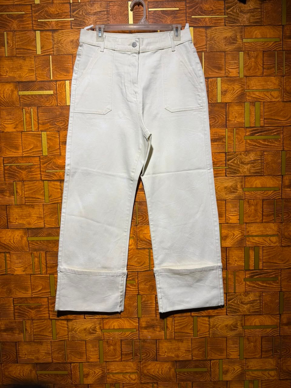 Wide leg jeans west 32 length 40 J.42