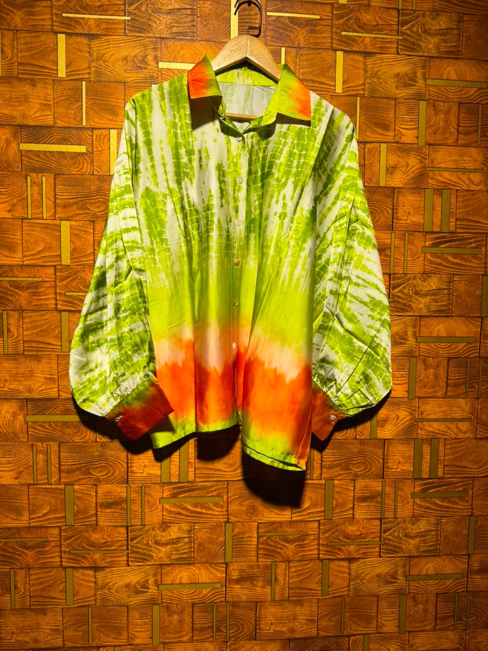 Short Top baggy style Large length 28 silk
